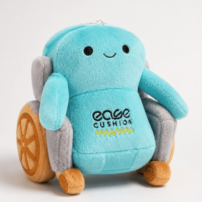 Wheelchair Plush Buddy - Authentic Soft & Fuzzy Emotional Support Toy – for Kids, Teens & Adults - easecushion