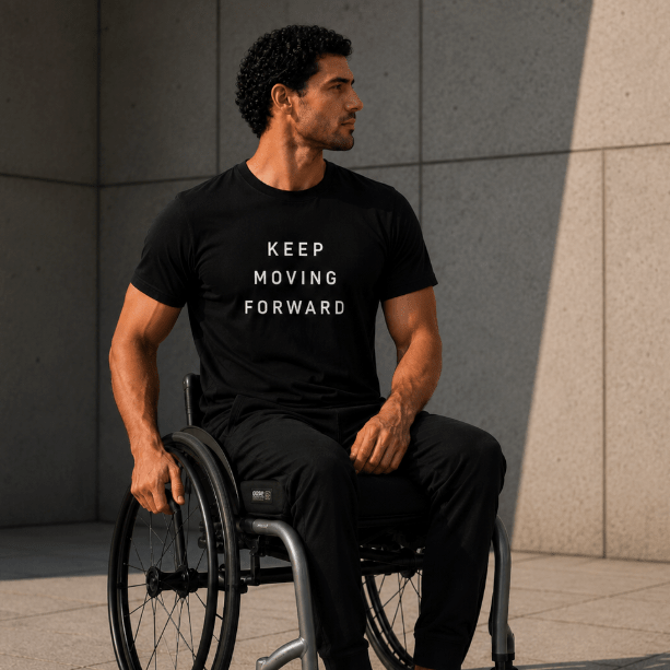 Keep Moving Forward Tee | Comfy Unisex 100% Cotton Inspirational - easecushion