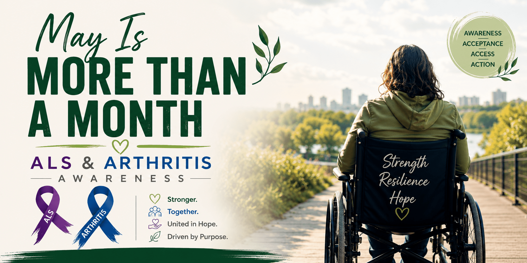 May Is More Than a Month — ALS & Arthritis Awareness - easecushion