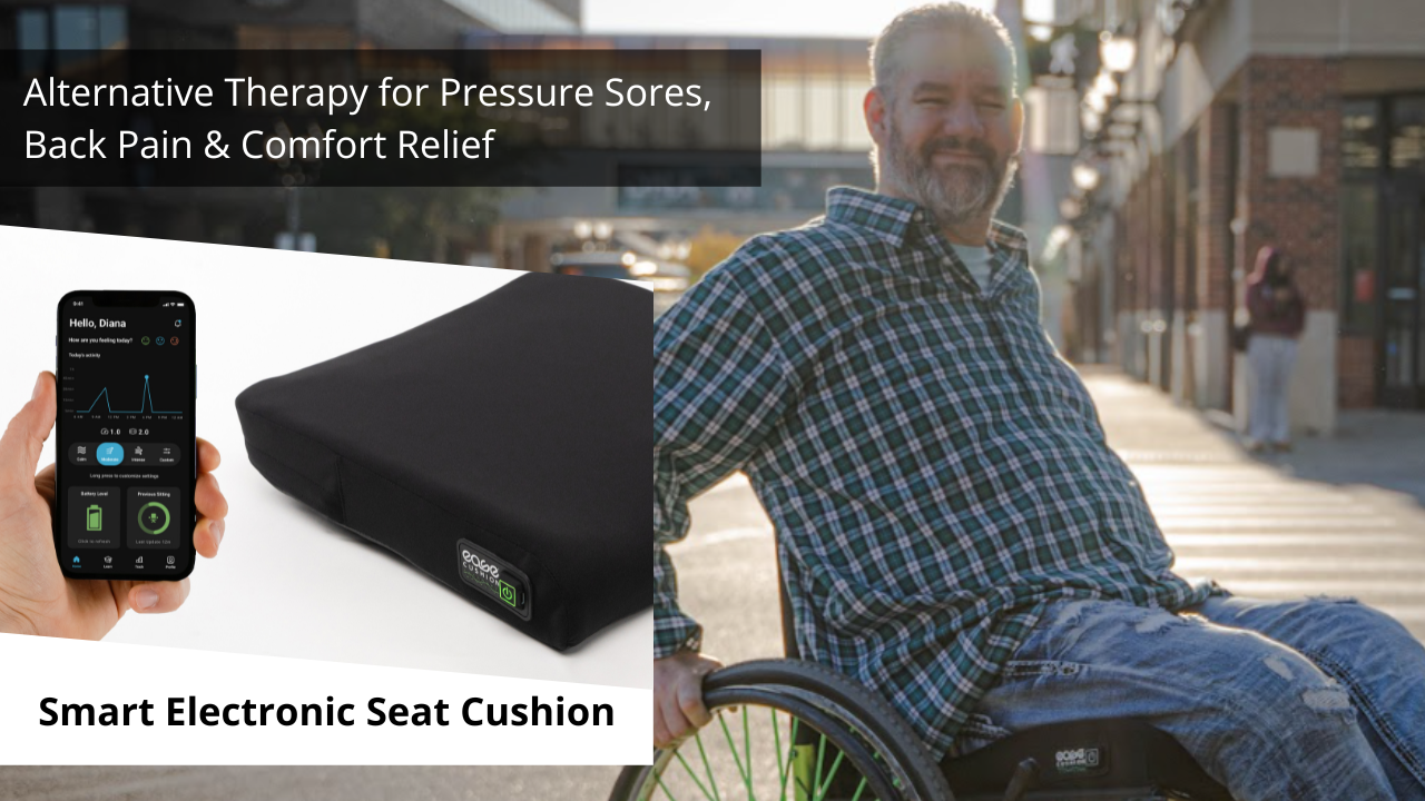 Wheelchair Seat Cushion with Air Pump for Pressure Sore Relief